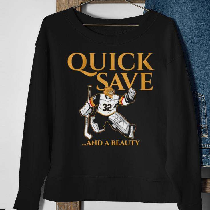 Jonathan Quick Las Vegas Quick Save Sweatshirt Gifts for Old Women