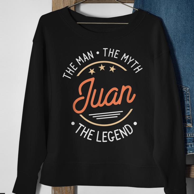 Juan Der Mann Der Mythos Die Legende Sweatshirt Geschenke für alte Frauen