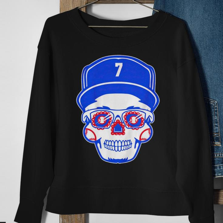 Julio Urías Sugar Skull Sweatshirt Gifts for Old Women