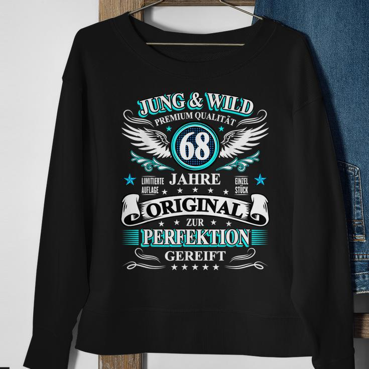 Jung Wild 68 Jahre Zur Perfektion Gereift 68 Geburtstag Sweatshirt Geschenke für alte Frauen