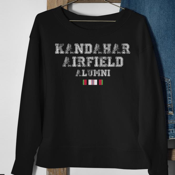 Kandahar Airfield Alumni - Afghanistan Veteran Sweatshirt Gifts for Old Women