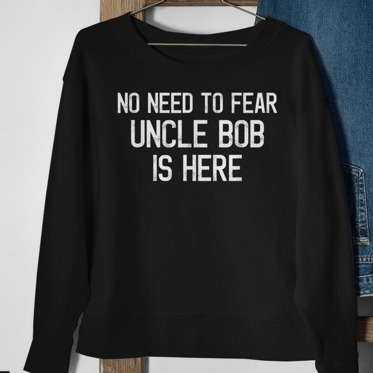 Kein Grund zur Sorge, Onkel Bob ist hier - Stolzer Familienname Sweatshirt Geschenke für alte Frauen