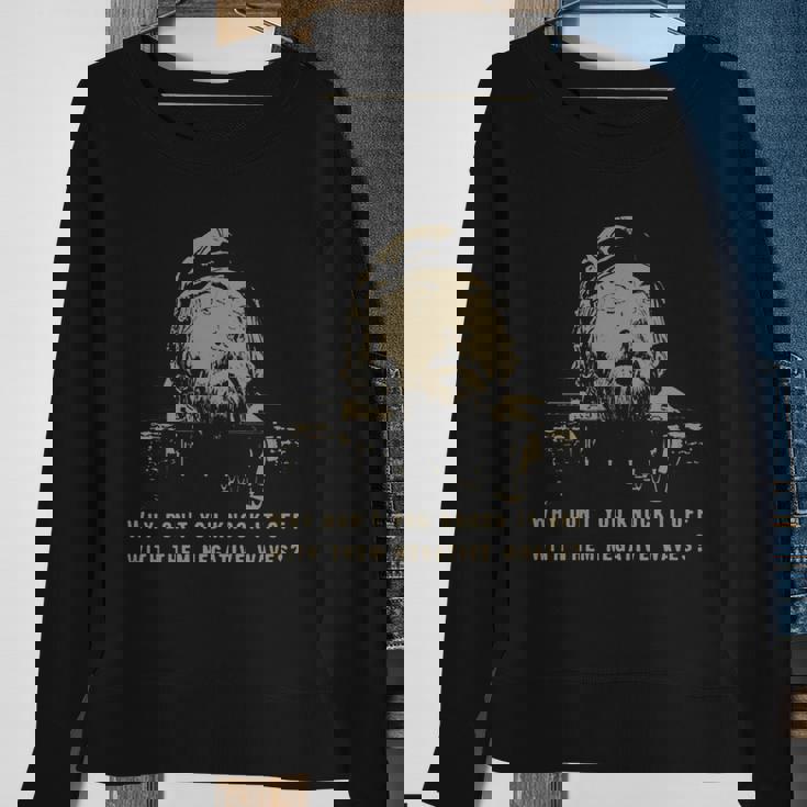 Kellys Heroes Why Dont You Knock It Off With Them Negative Waves V2 Men Women Sweatshirt Graphic Print Unisex Gifts for Old Women