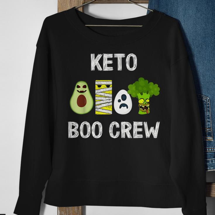 Keto Boo Crew Squad Sweatshirt Gifts for Old Women