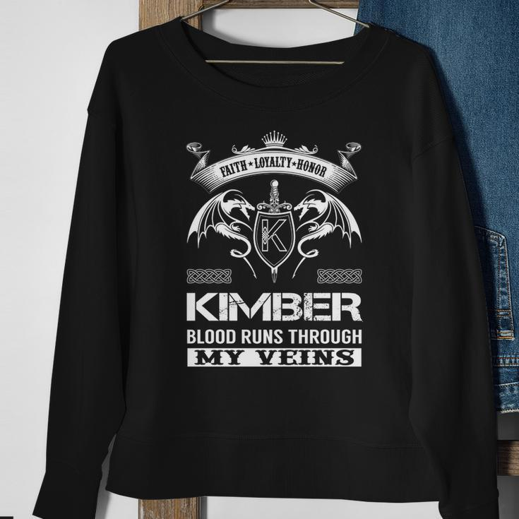 Kimber Blood Runs Through My Veins Sweatshirt Gifts for Old Women