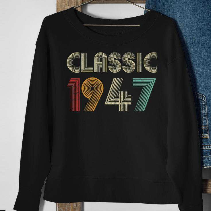 Klassisch 1947 Vintage 76 Geburtstag Geschenk Classic Sweatshirt Geschenke für alte Frauen