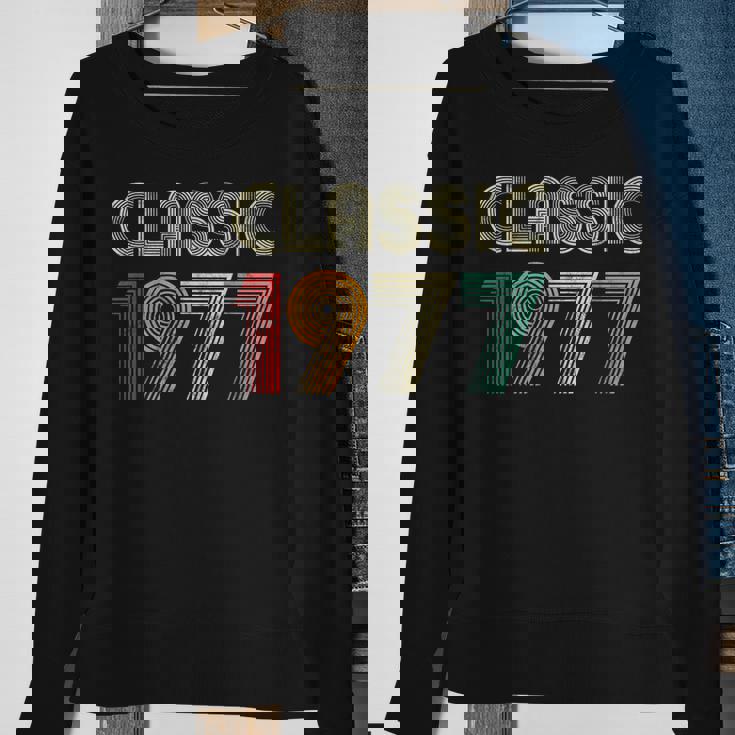 Klassisch 1977 Vintage 46 Geburtstag Geschenk Classic Sweatshirt Geschenke für alte Frauen
