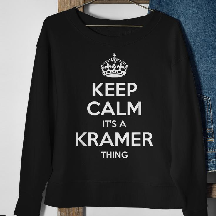 Kramer Lustiger Stammbaum Sweatshirt für Geburtstagstreffen Geschenke für alte Frauen
