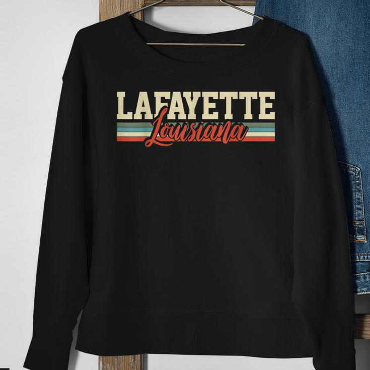 Lafayette Louisiana Retro Men Women Sweatshirt Graphic Print Unisex Gifts for Old Women