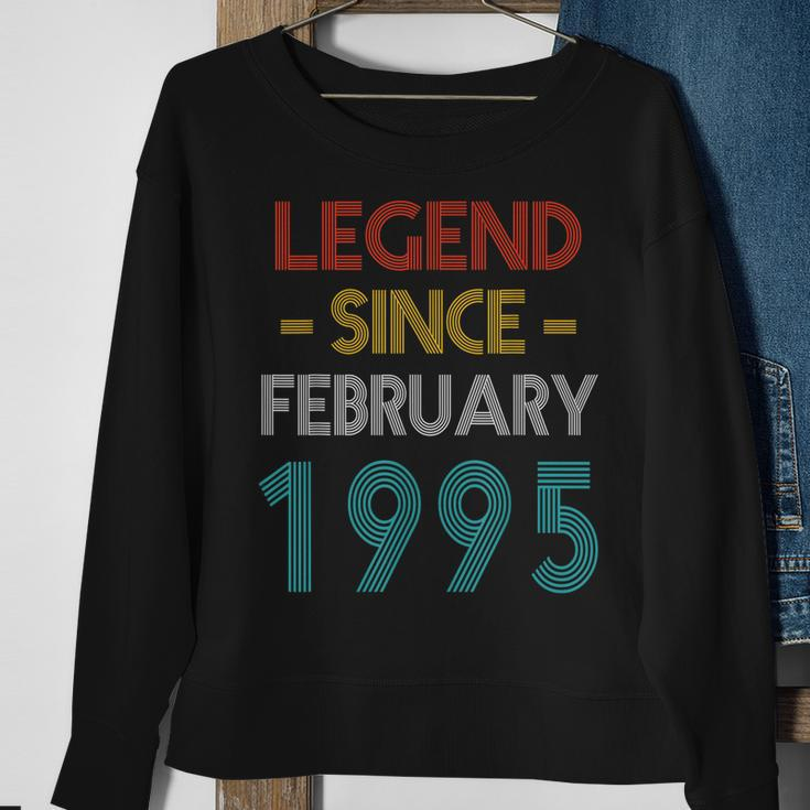 Legend Since Februar 1995 Vintage Geburtstag Sweatshirt Geschenke für alte Frauen
