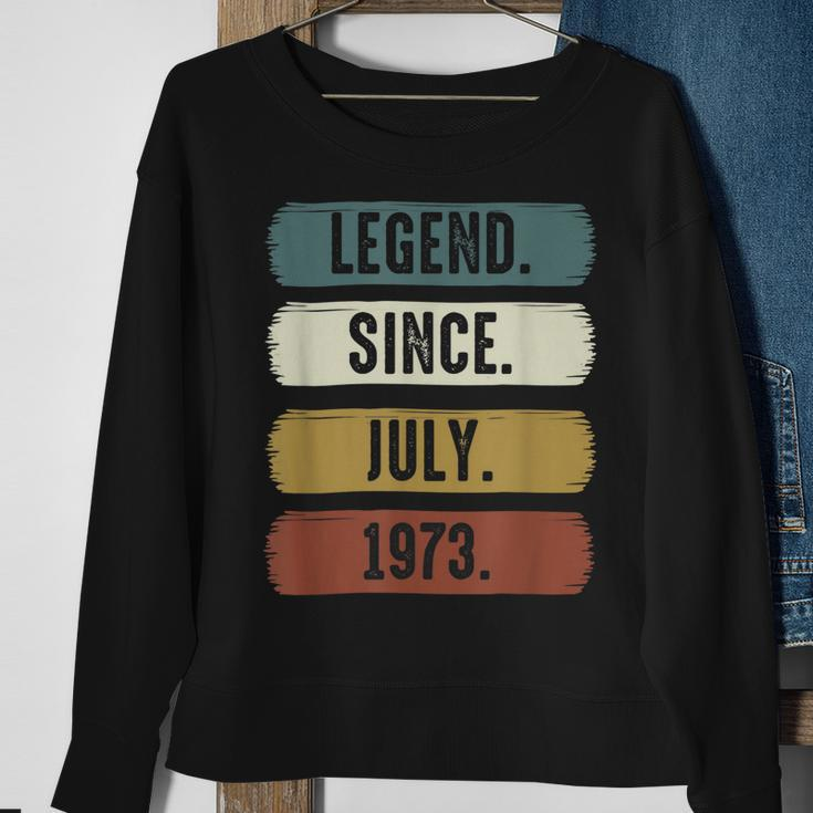 Legend Since Juli 1973 Lustiger 49 Jahre Geburtstag Sweatshirt Geschenke für alte Frauen