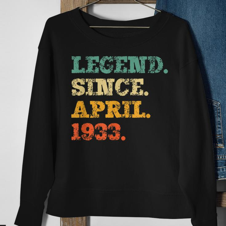 Legend Since April 1933 Funny 90Th Birthday 90 Years Old Sweatshirt Gifts for Old Women