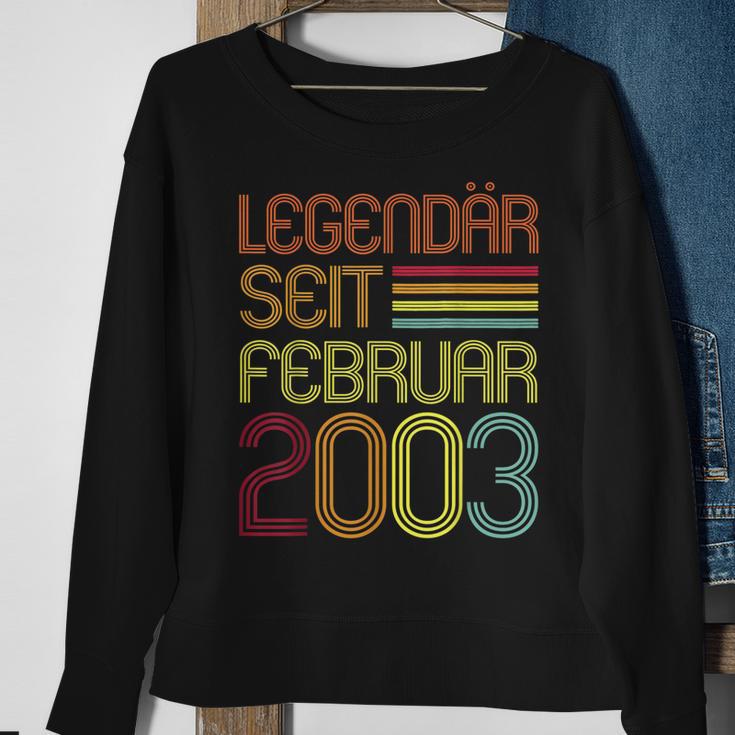 Legendär Seit Februar 2003 Geschenk 20 Geburtstag Sweatshirt Geschenke für alte Frauen