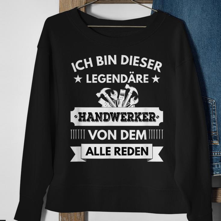 Legende Handwerker Sweatshirt, Lustiger Spruch für Herren Geschenke für alte Frauen