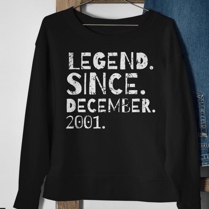 Legende Seit Dezember 2001 Geburtstag Sweatshirt für Sohn & Tochter Geschenke für alte Frauen