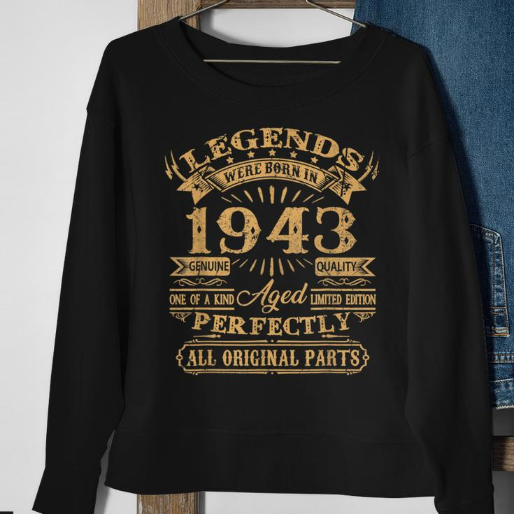 Legenden 1943 Jahrgang Sweatshirt, 80. Geburtstag Mann Geschenkidee Geschenke für alte Frauen