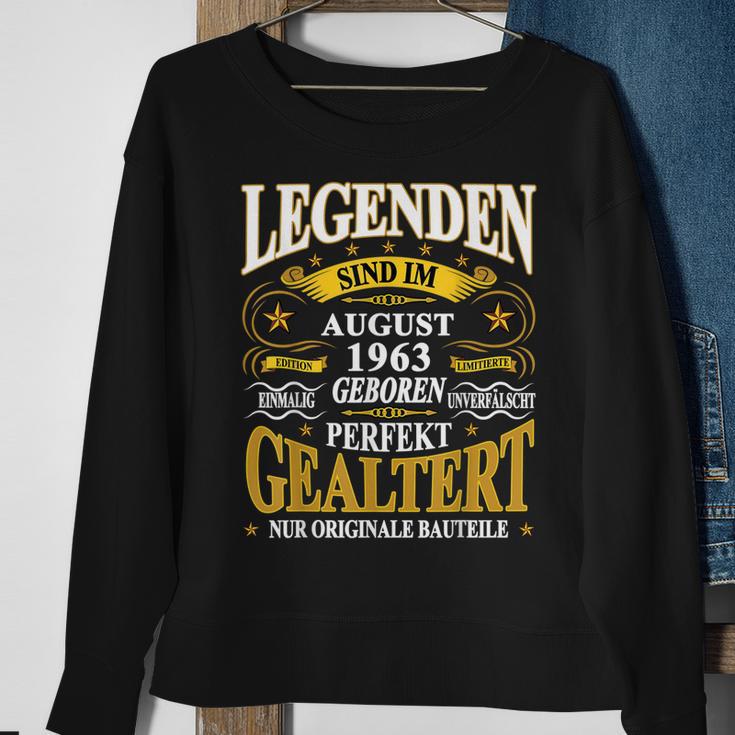 Legenden Sind Im August 1963 Geboren 60 Geburtstag Lustig Sweatshirt Geschenke für alte Frauen