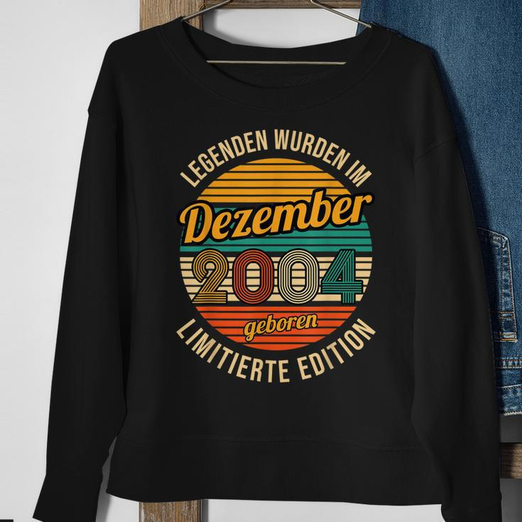 Legenden Sind Im Dezember 2004 Geboren 18Geburtstag Junge Sweatshirt Geschenke für alte Frauen
