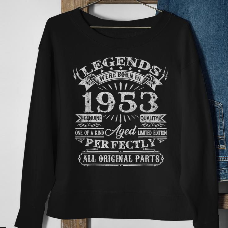 Legenden Wurden Im 1953 Geboren Geschenk 70 Geburtstag Mann Sweatshirt Geschenke für alte Frauen