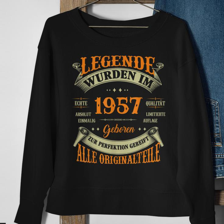 Legenden Wurden Im 1957 Geboren 66 Geburtstag 66 Jahre Sweatshirt Geschenke für alte Frauen