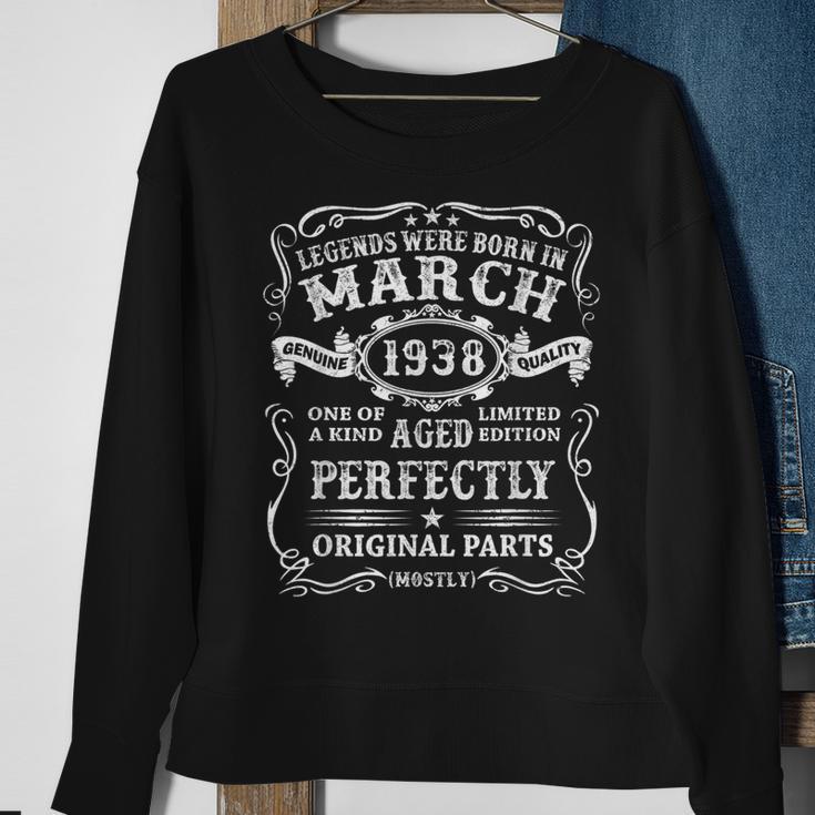 Legenden Wurden Im März 1938 Geschenk 85 Geburtstag Mann V9 Sweatshirt Geschenke für alte Frauen