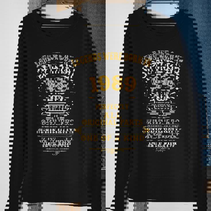 Legends Were Born In September 1989 33 Geburtstag Geschenke Sweatshirt Geschenke für alte Frauen
