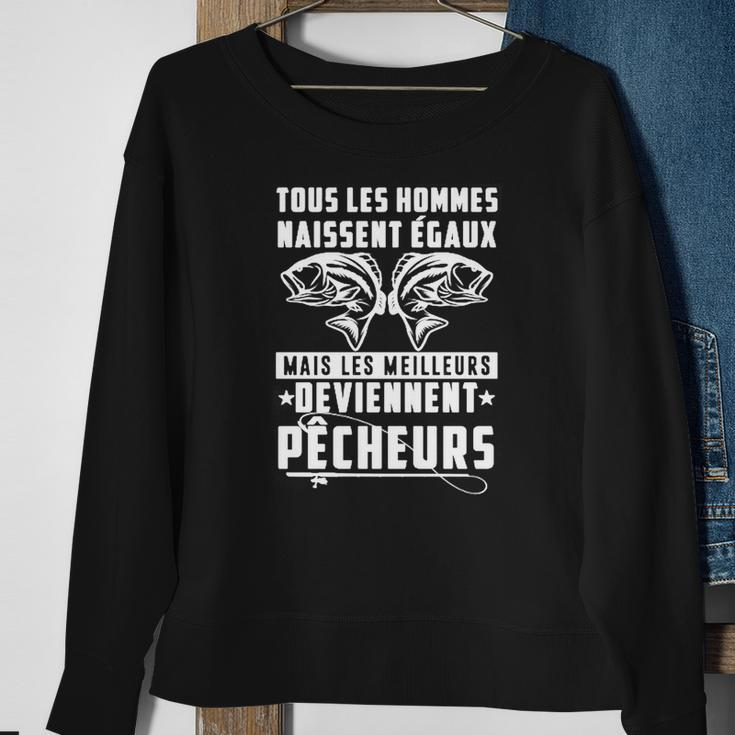 Les Meilleurs Deviennent Pêcheurs Sweatshirt Geschenke für alte Frauen
