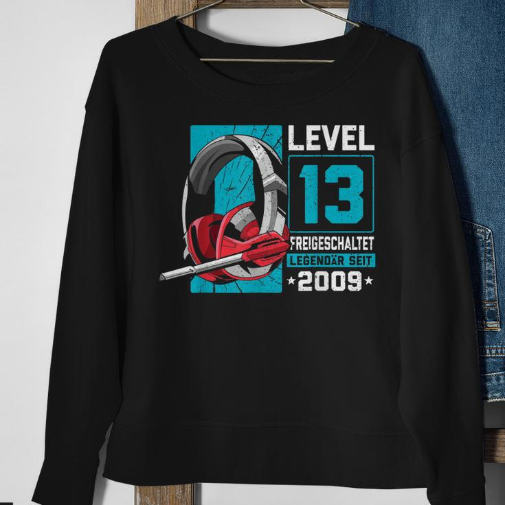 Level 13 Jahre Geburtstags Junge Gamer 2009 Geburtstag V2 Sweatshirt Geschenke für alte Frauen