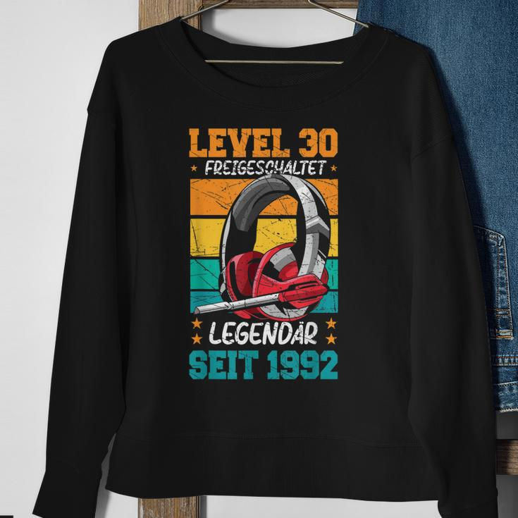 Level 30 Jahre Geburtstags Mann Gamer 1992 Geburtstag Sweatshirt Geschenke für alte Frauen