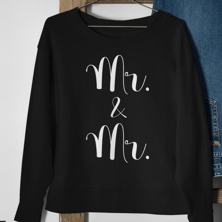 Lgbt Pride Gay Bachelor Party Mr And Mr Engagement Sweatshirt Gifts for Old Women