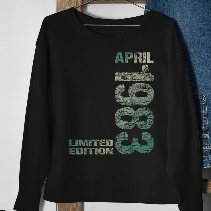Limited Edition April 1983 40Th Birthday Born 1983 Sweatshirt Gifts for Old Women