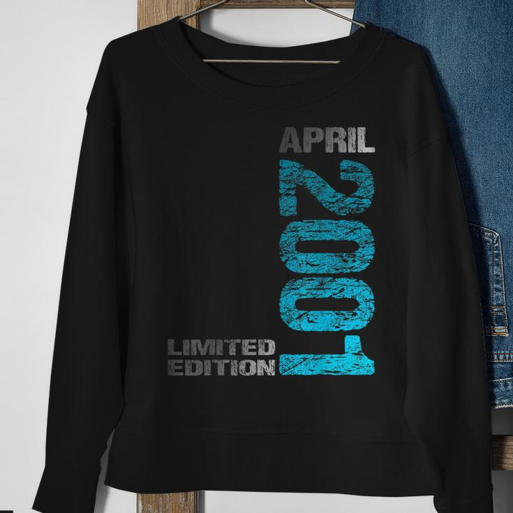 Limited Edition April 2001 22Th Birthday Born 2001 Sweatshirt Gifts for Old Women