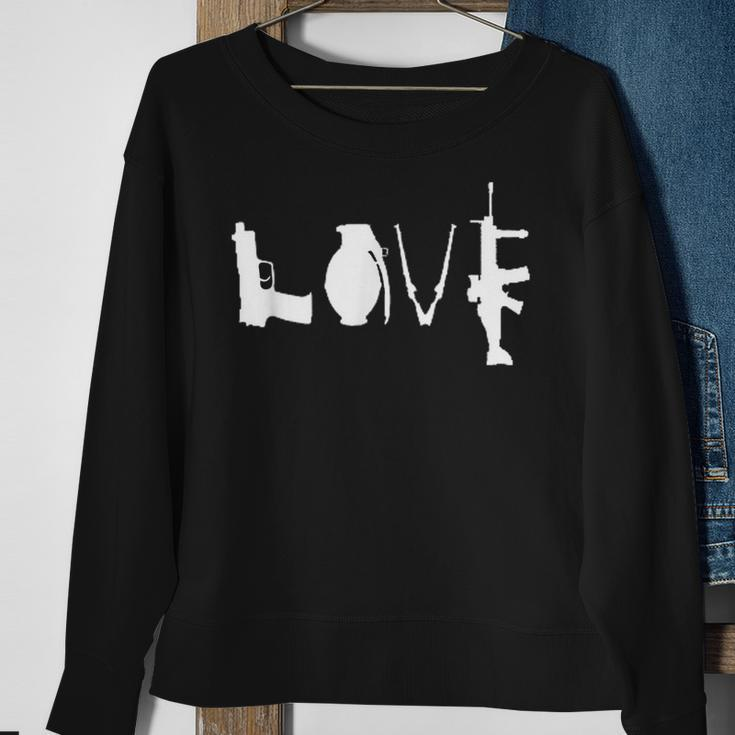 Love GunsPro Gun Love T 2Nd Amendment Sweatshirt Gifts for Old Women