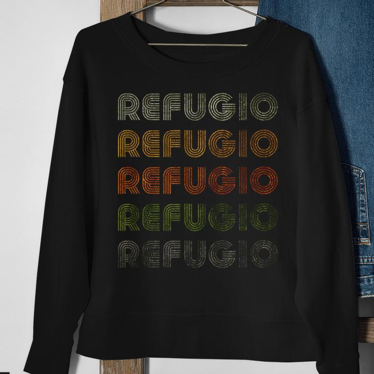 Love Heart Refugio GrungeVintage-Stil Schwarz Refugio Sweatshirt Geschenke für alte Frauen