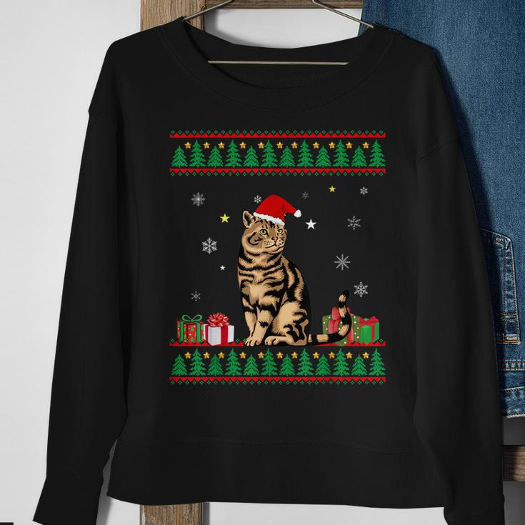 Lustige Katzenliebhaber Süße Katze Weihnachts Sweatshirt Geschenke für alte Frauen