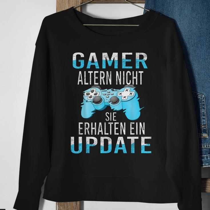 Lustiges Zocken Gamer Update Jungs Gaming Nerd Sweatshirt Geschenke für alte Frauen