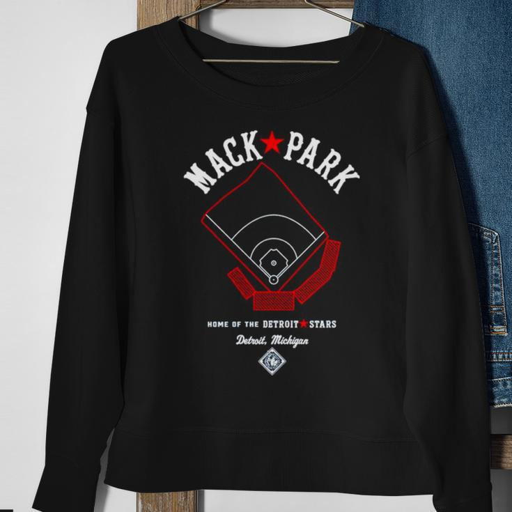 Mack Park Home Of The Detroit Stars Sweatshirt Gifts for Old Women
