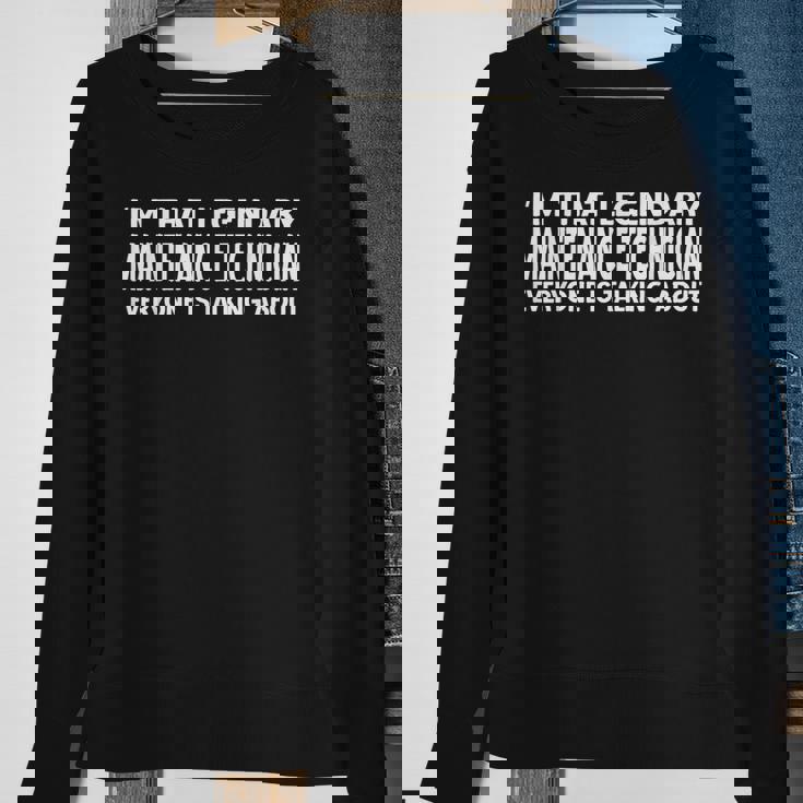 Maintenance Technician Job Title Maintenance Technician Sweatshirt Gifts for Old Women