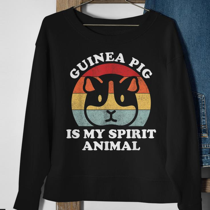 Meerschweinchen Is My Spirit Tierliebhaber Sweatshirt Geschenke für alte Frauen