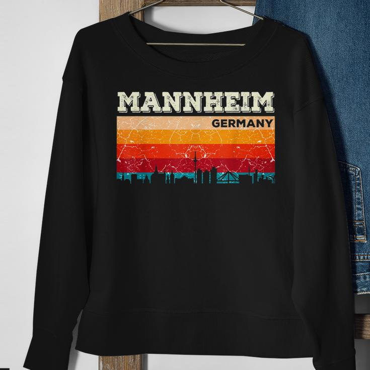 Mein Mannheim Skyline Deutschland Heimat Stadt Sweatshirt Geschenke für alte Frauen