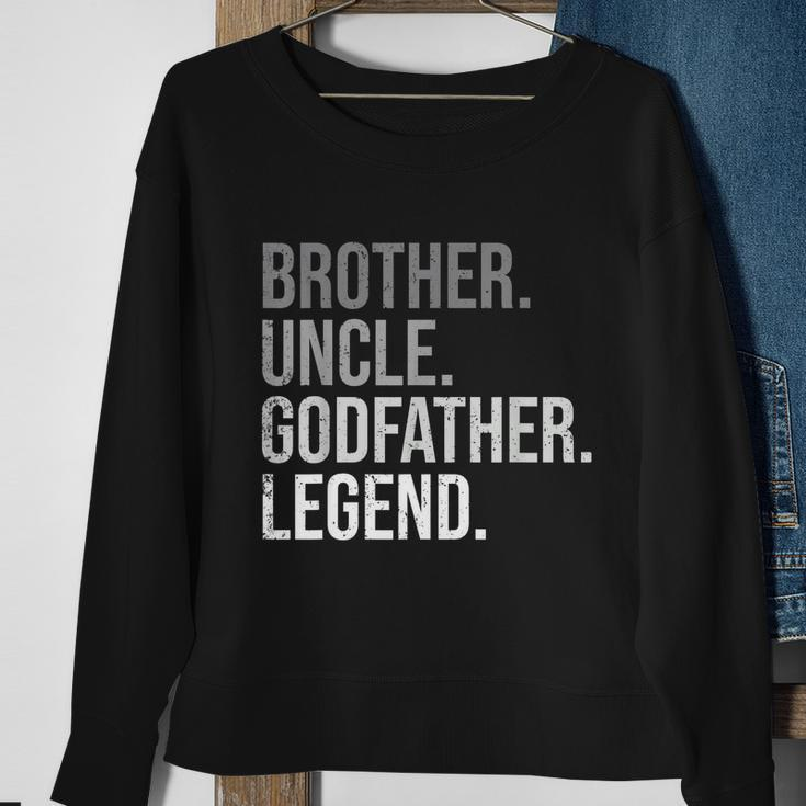 Mens Brother Uncle Godfather Legend Fun Best Funny Uncle Sweatshirt Gifts for Old Women