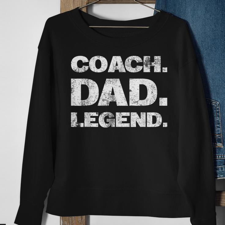 Mens Coach Dad Legend Vintage Gift Sweatshirt Gifts for Old Women