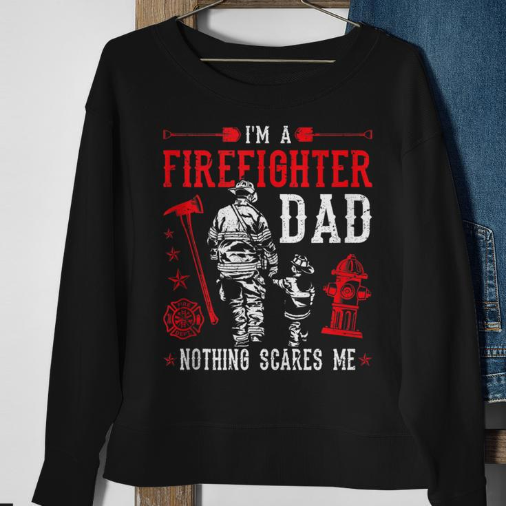 Mens Firefighter Dad Fire Rescue Fire Fighter Sweatshirt Gifts for Old Women