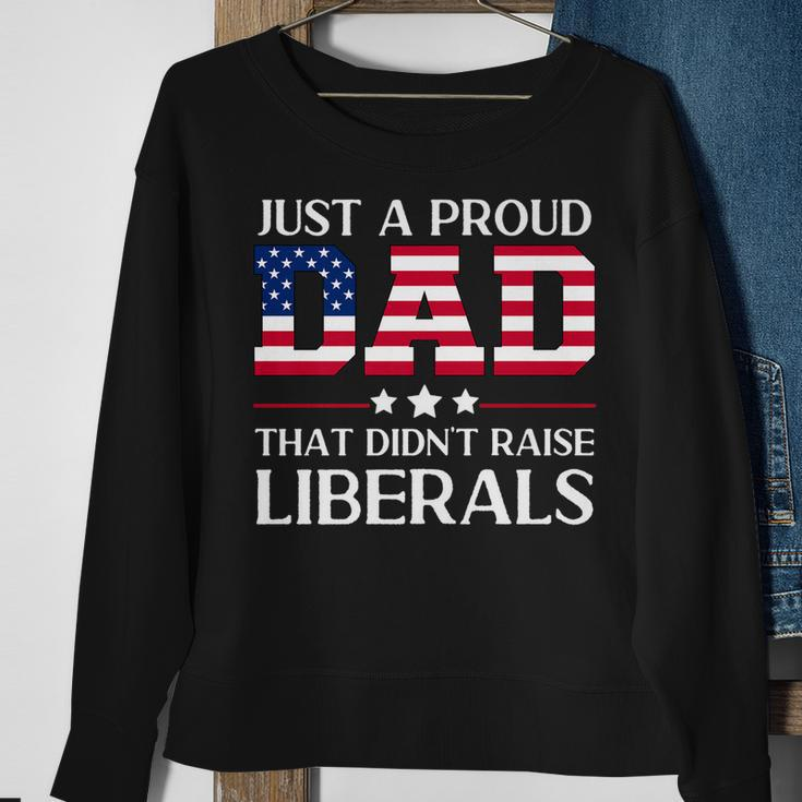 Mens Funny Anti Liberal Republican Dad Gifts Us Flag Fathers Day Sweatshirt Gifts for Old Women