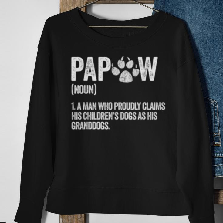 Mens Funny Best Dog Grandpa Ever Papaw Apparel Retro Grand Paw Sweatshirt Gifts for Old Women