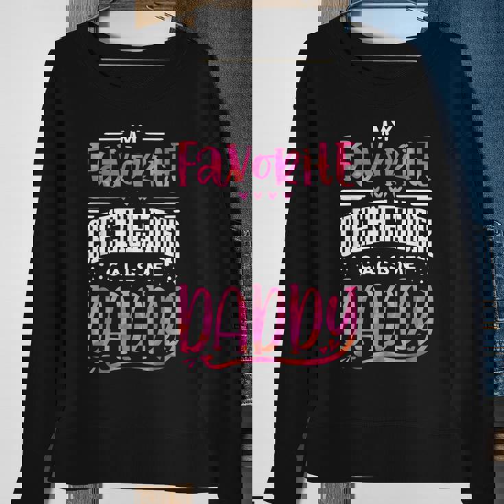 Mens Funny Cheerleading Dad Father Tie Tie Dye Cheer Dad Sweatshirt Gifts for Old Women