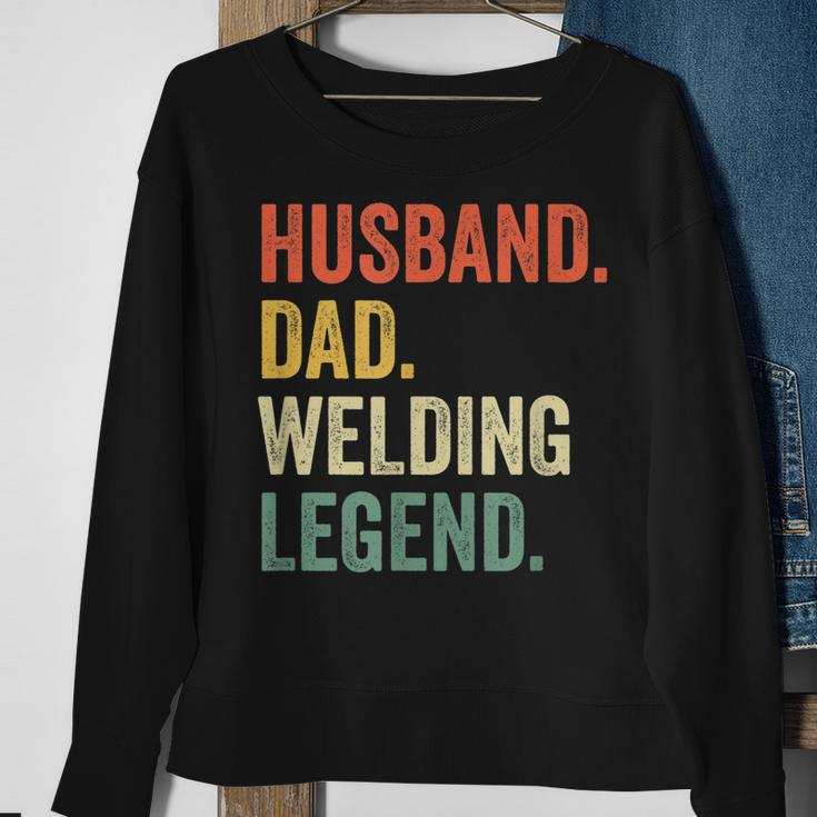Mens Funny Welder Husband Dad Welding Legend Vintage Sweatshirt Gifts for Old Women