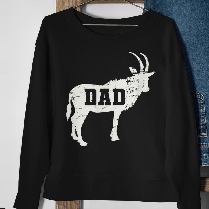 Mens Goat Dad All Time Greatest Vintage Sweatshirt Gifts for Old Women