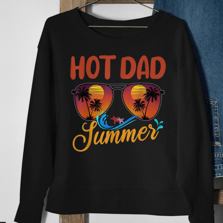 Mens Hot Dad Summer Father Grandpa Vintage Tropical Sunglasses Sweatshirt Gifts for Old Women