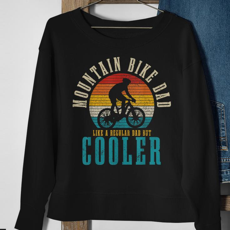 Mens Mountain Bike Dad Funny Vintage Mtb Downhill Biking Cycling Sweatshirt Gifts for Old Women